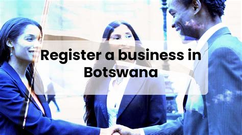 How to Register a Company in Botswana .